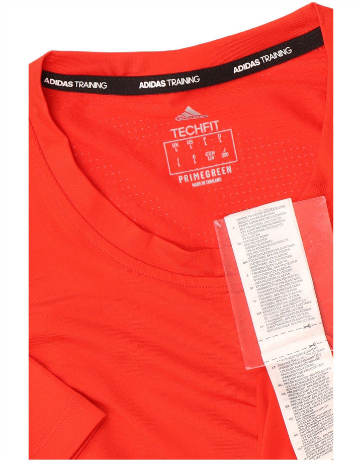 ADIDAS Camiseta Aeroready para hombre Top Grande Poliéster rojo