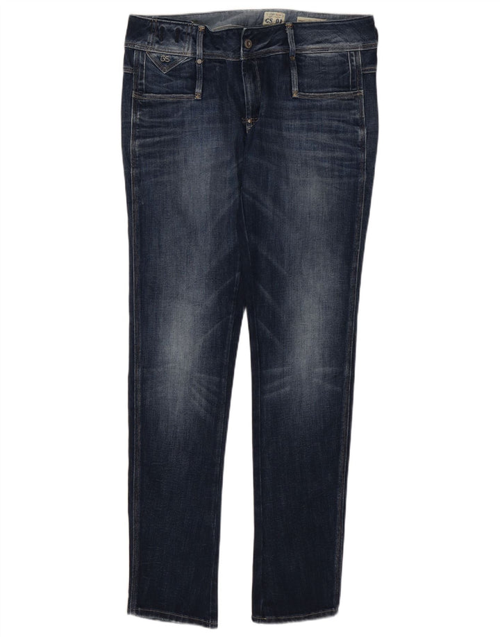 Vaqueros G-Star Mujer 3301 Slim W32 L32 Algodón Azul Marino