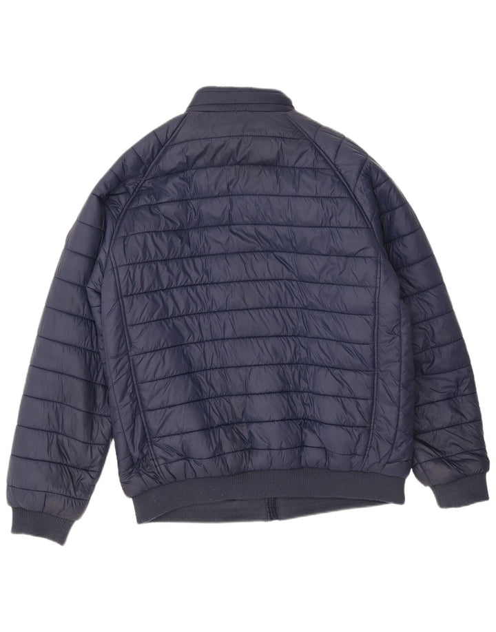 Asociación de Polo de EE. UU. Chaqueta acolchada para hombre UK 38 Medium Azul marino Nylon