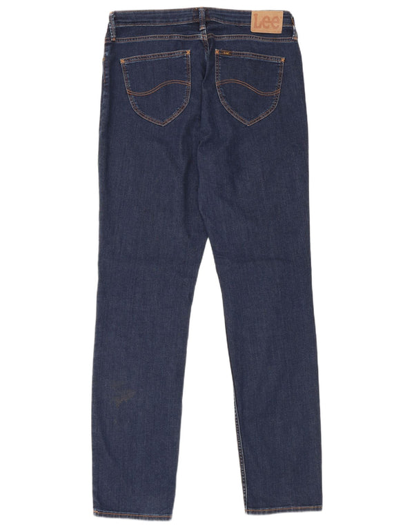 Vaqueros rectos Marion para mujer Lee W32 L33 Algodón azul marino
