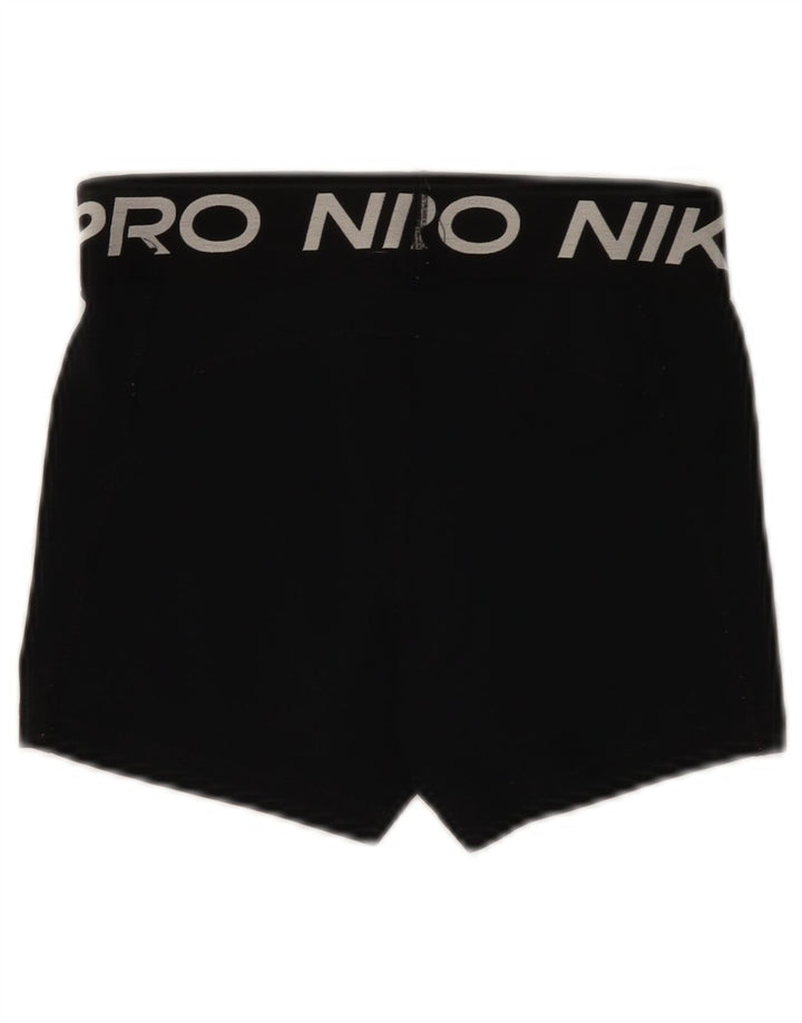 Nike Dri Fit Graphic - Pantalones cortos deportivos para mujer, talla 8, poliéster, color negro