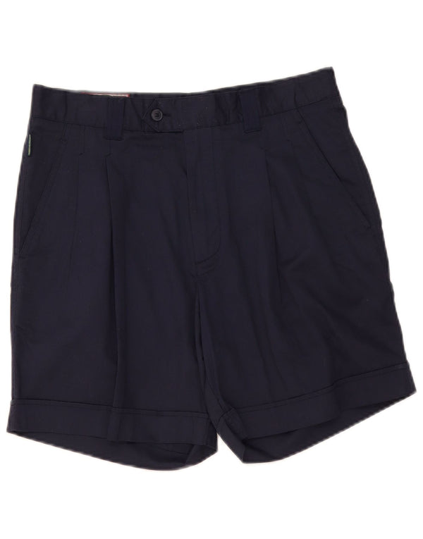 Proyecto europeo pantalones cortos chinos pegados para hombre IT 46 Small W32 Algodón azul marino