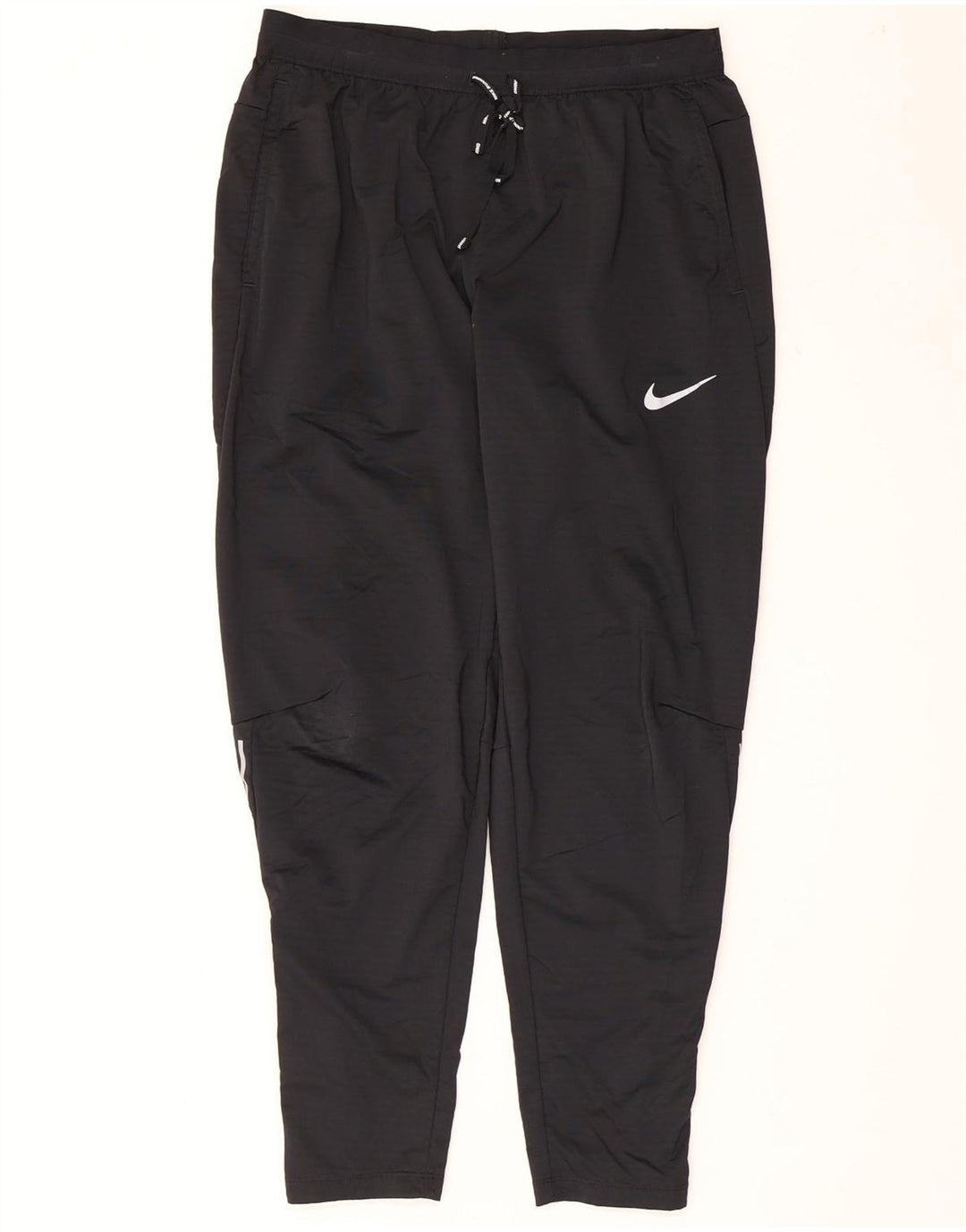 NIKE Pantalón deportivo Dri Fit para hombre, talla grande, poliéster negro