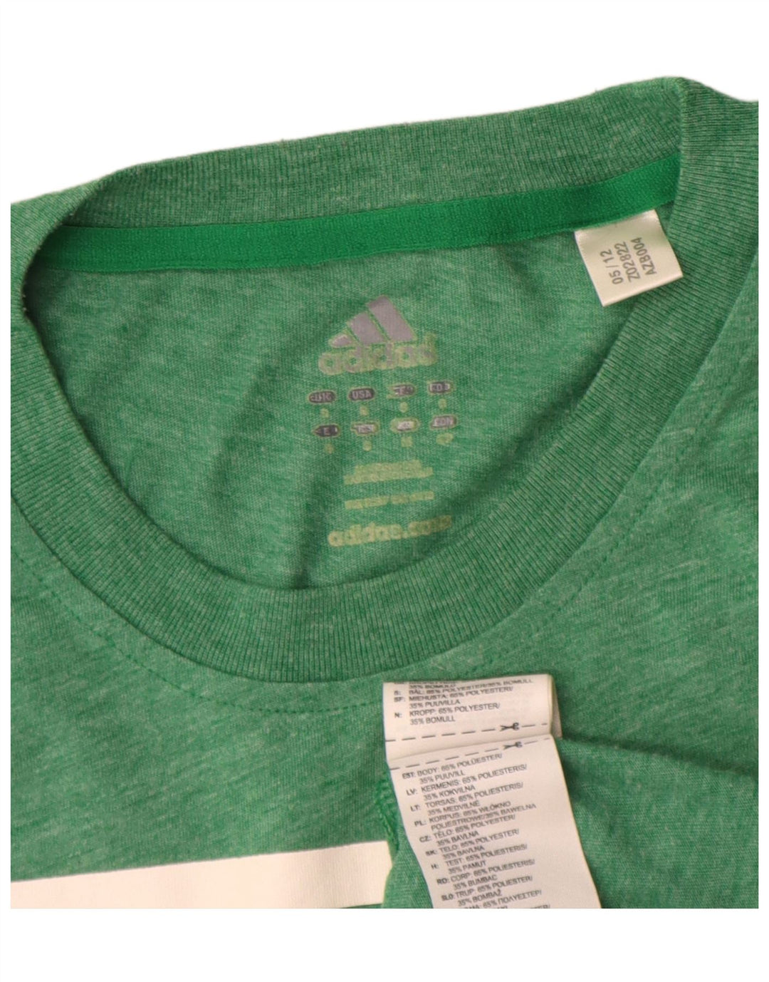Adidas Mens Boston Celtics Graphic Camiseta Top Pequeño Verde Poliéster