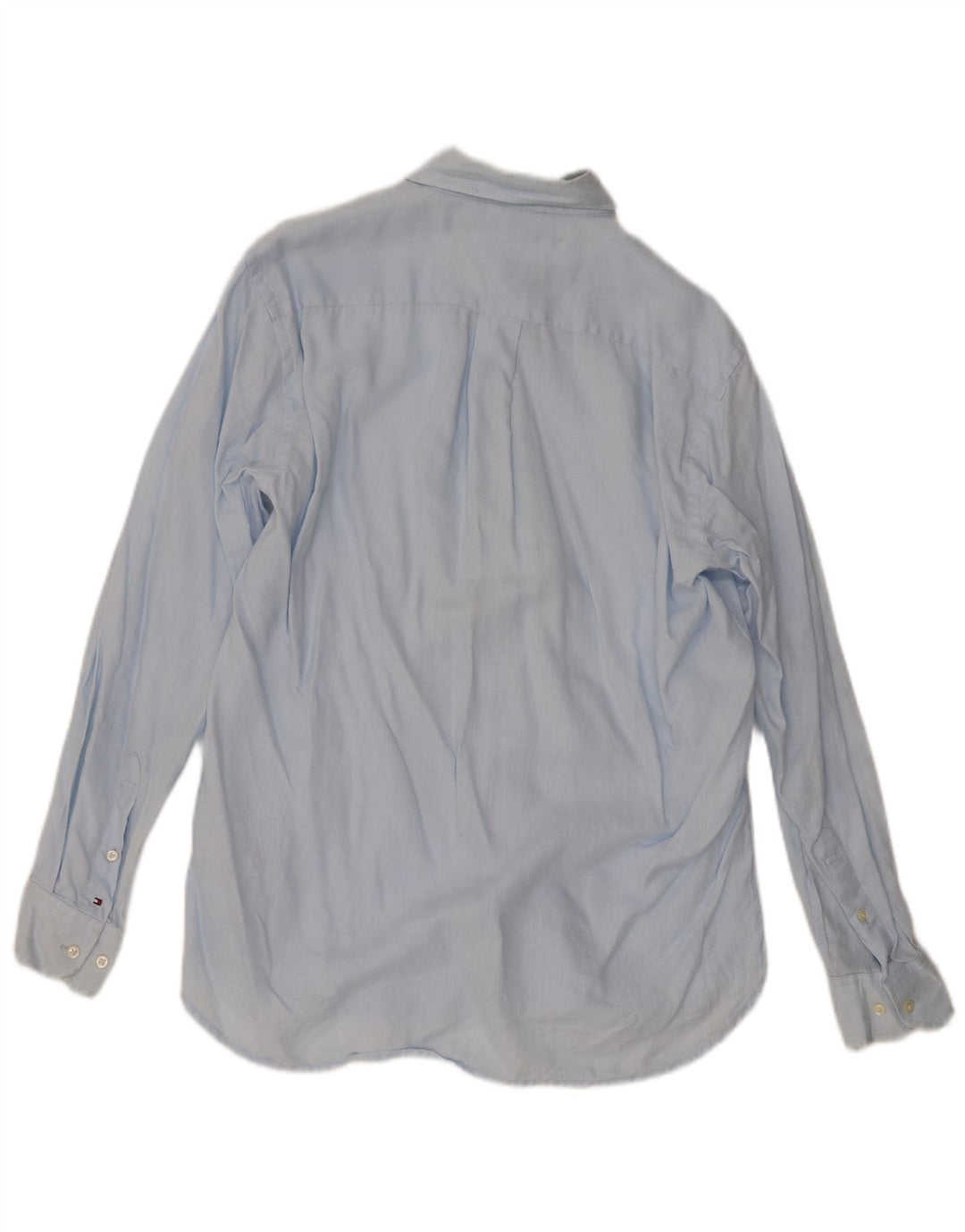 Camisa Tommy Hilfiger Hombre Small Lino Azul
