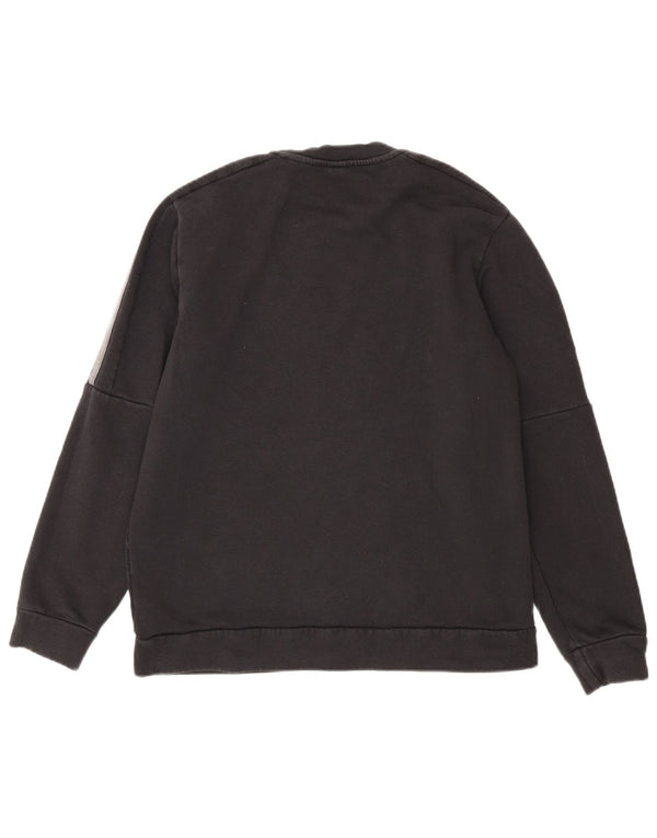Adidas Hombre Sudadera Jumper Medium Negro Algodón