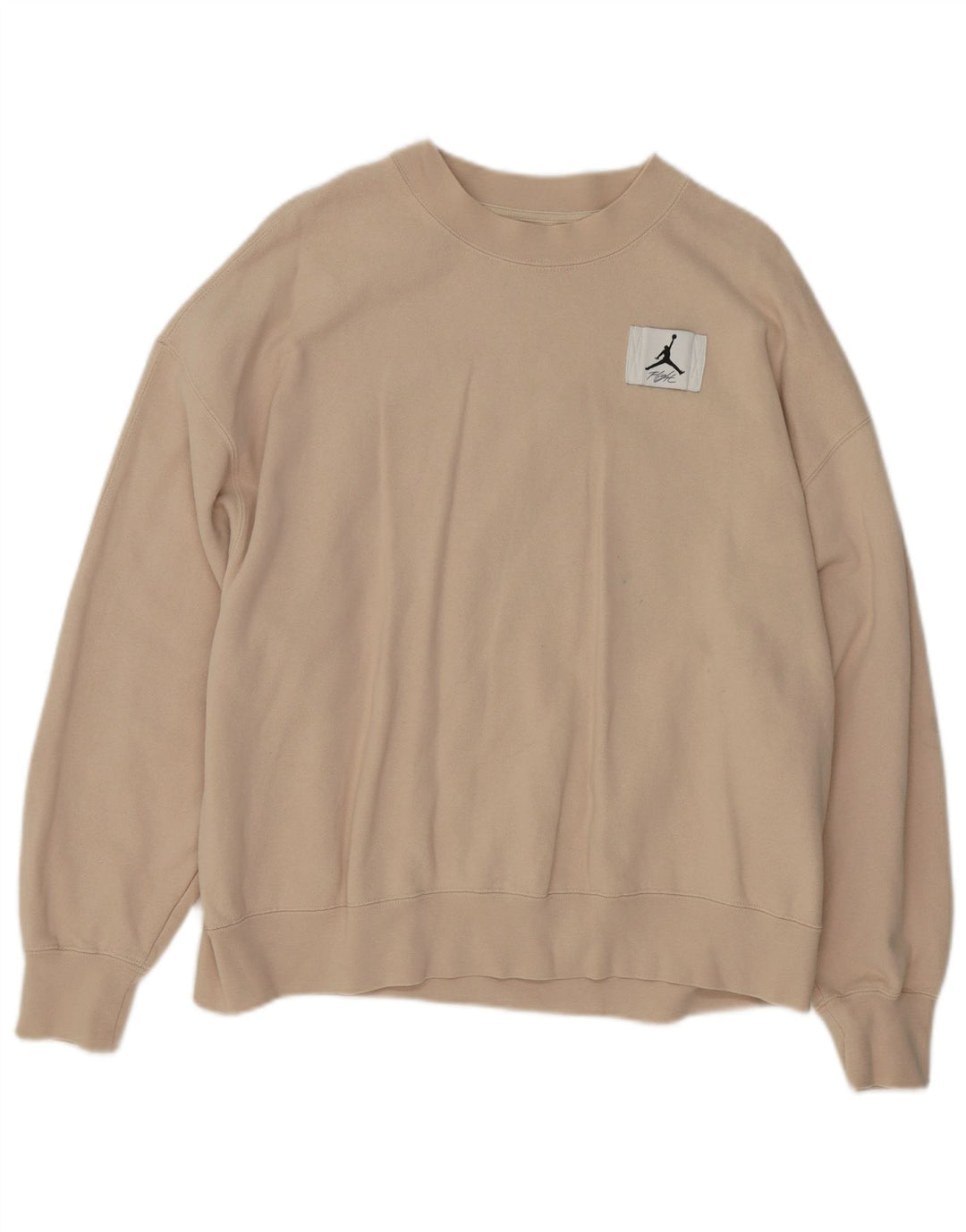 JORDAN Sudadera extragrande para mujer Jersey UK 14 Algodón beige medio