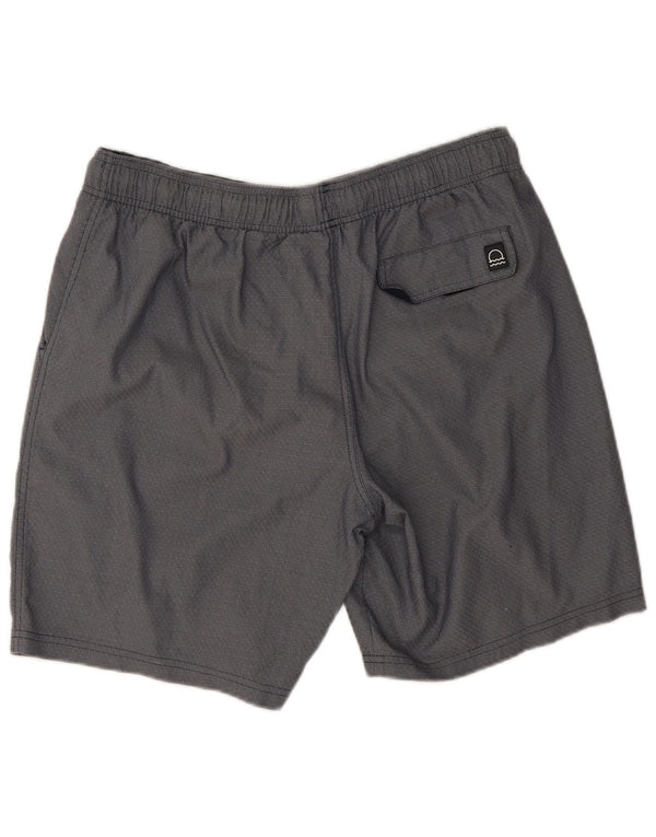 Marks & Spencer Pantalones cortos deportivos para hombre de algodón geométrico azul marino grande