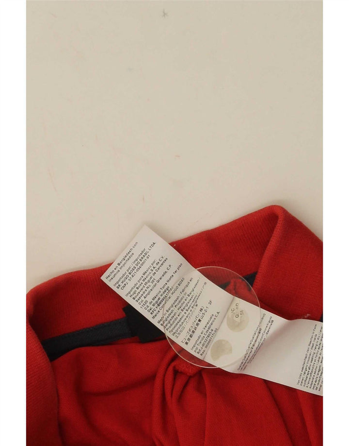 Polo Hugo Boss Hombre Regular Fit Algodón Rojo Medio