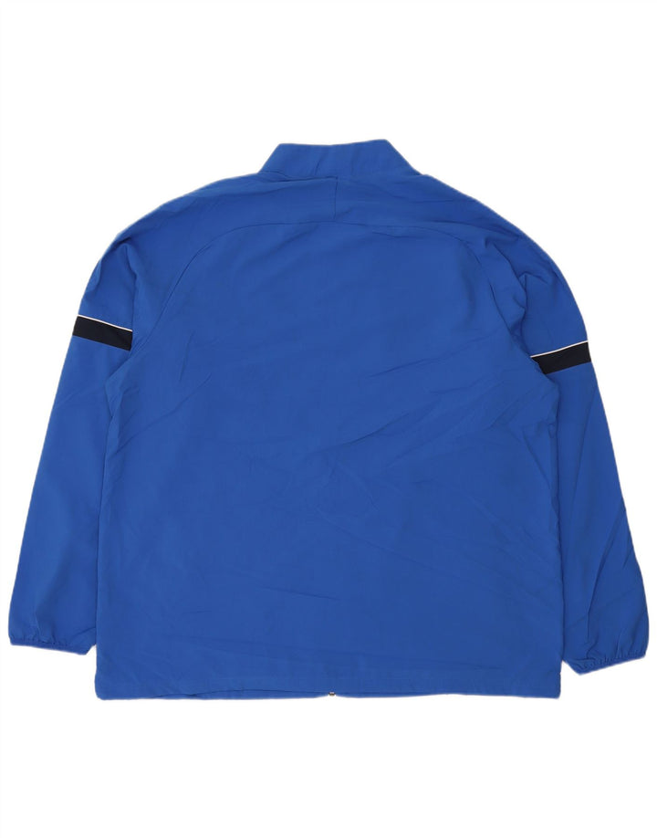 Nike - Chaqueta de chándal gráfica para hombre, talla 2XL, poliéster a rayas azules