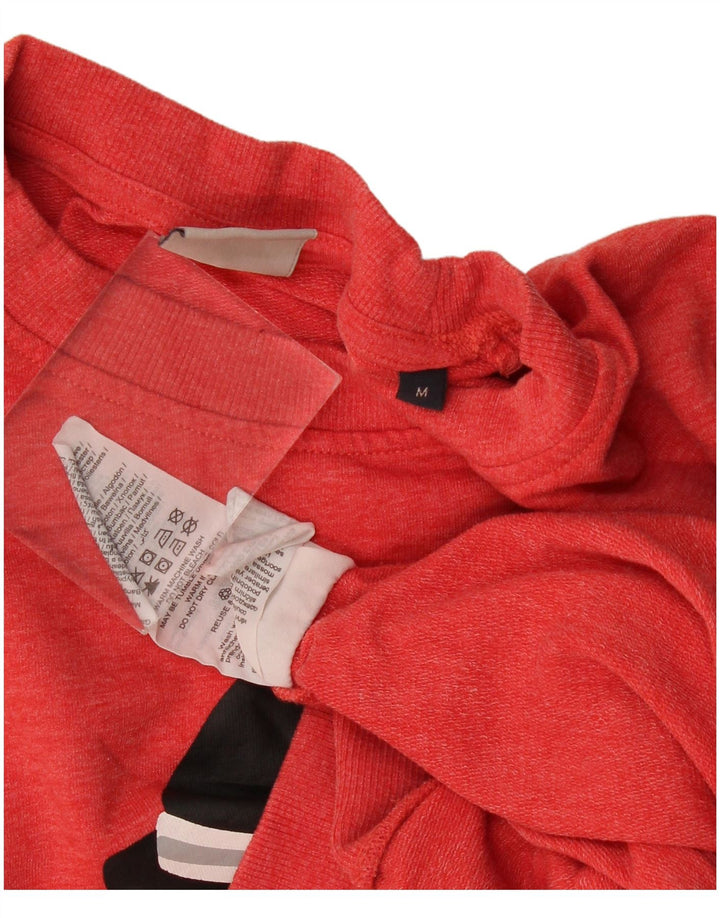 Jack & Jones Hombre Graphic Sudadera Jumper Medium Rojo Poliéster Invierno