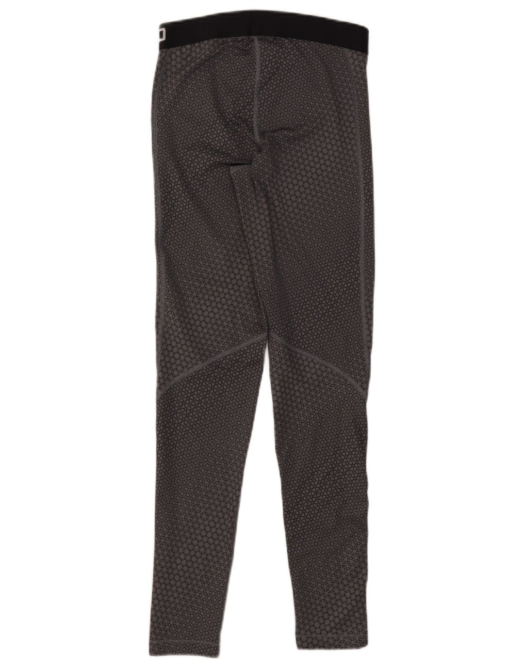 Nike Leggings gráficos Dri Fit para mujer UK 12 Poliéster geométrico gris medio