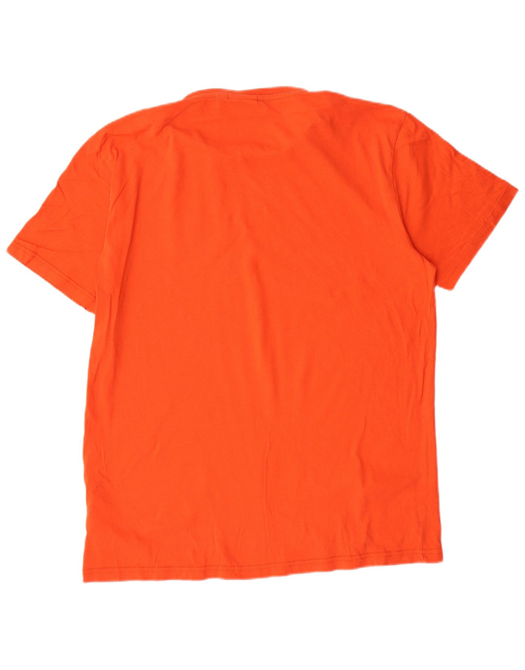 NAPAPIJRI Camiseta Hombre Top Grande Naranja Algodón