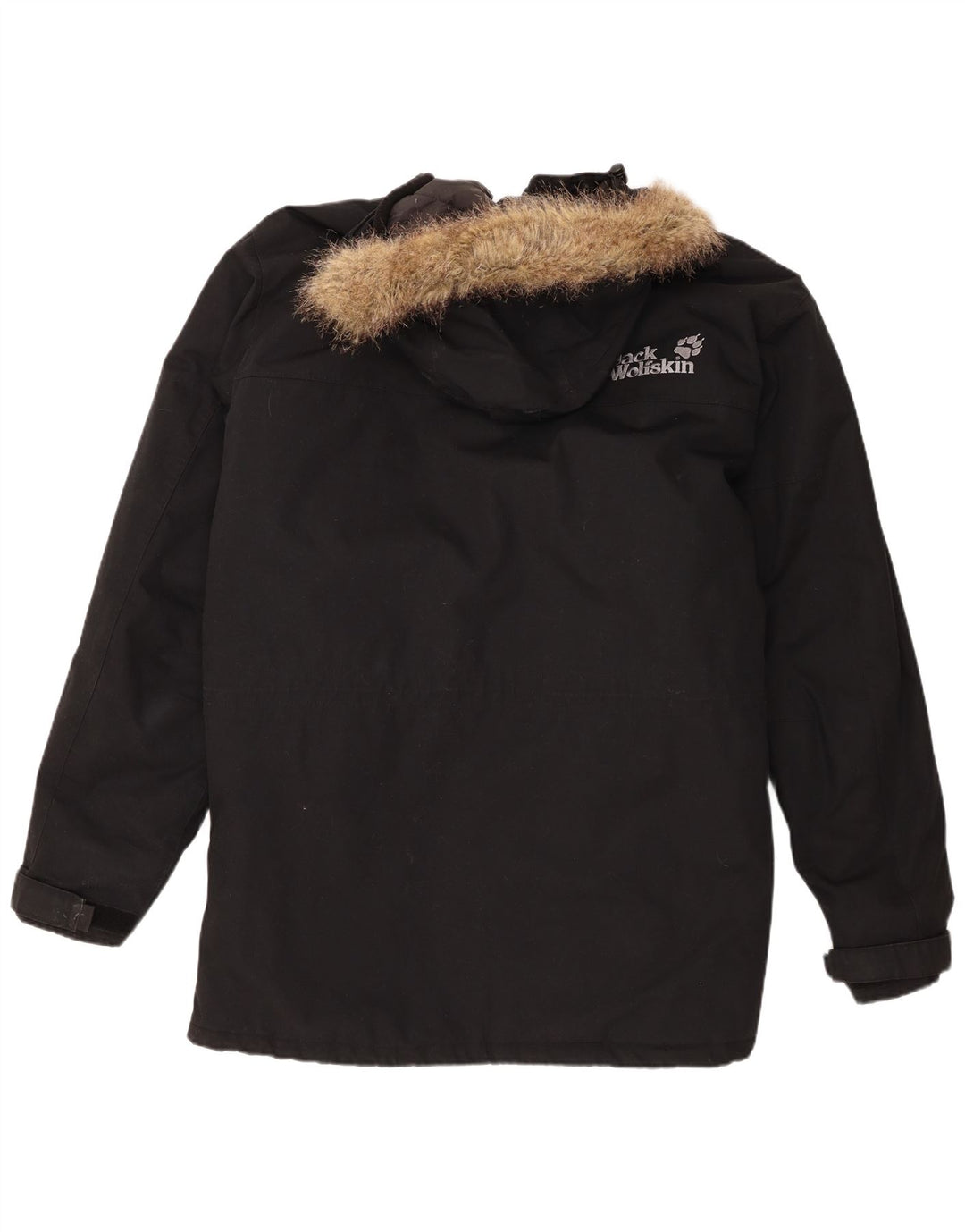 Jack Wolfskin Parka con capucha para hombre UK 44 2XL Poliéster negro