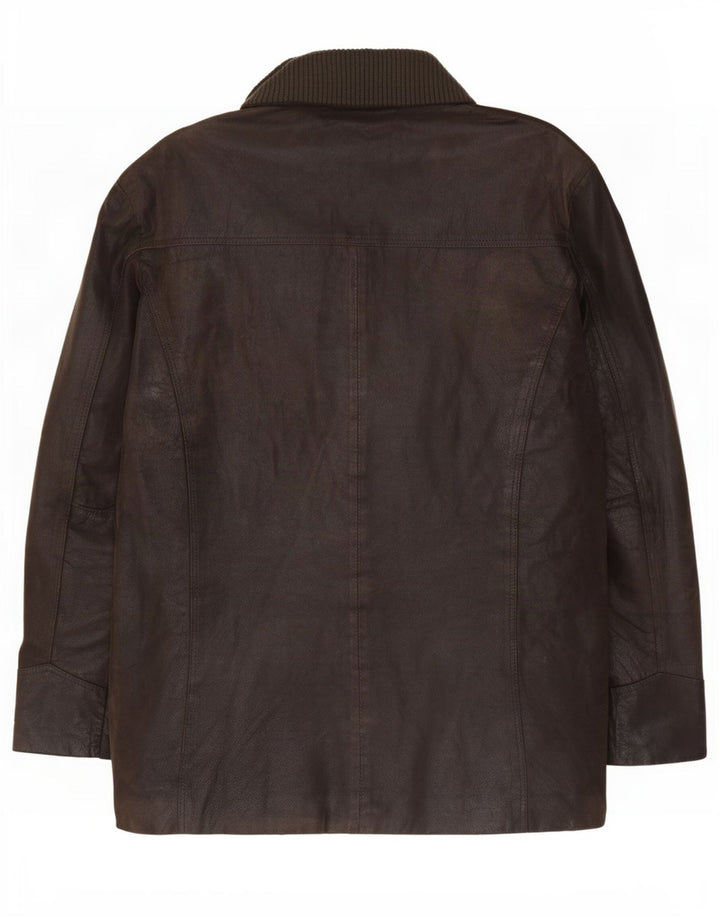 Bata Chaqueta de cuero para hombre IT 54 2XL Marrón