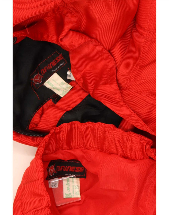 Conjunto de 2 piezas Dainese Motorstyle para hombre IT 48 Medium W30 L31 Poliamida roja