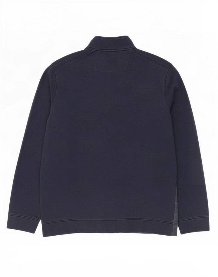 Calvin Klein - Chaqueta de chándal para hombre, talla grande, algodón azul marino