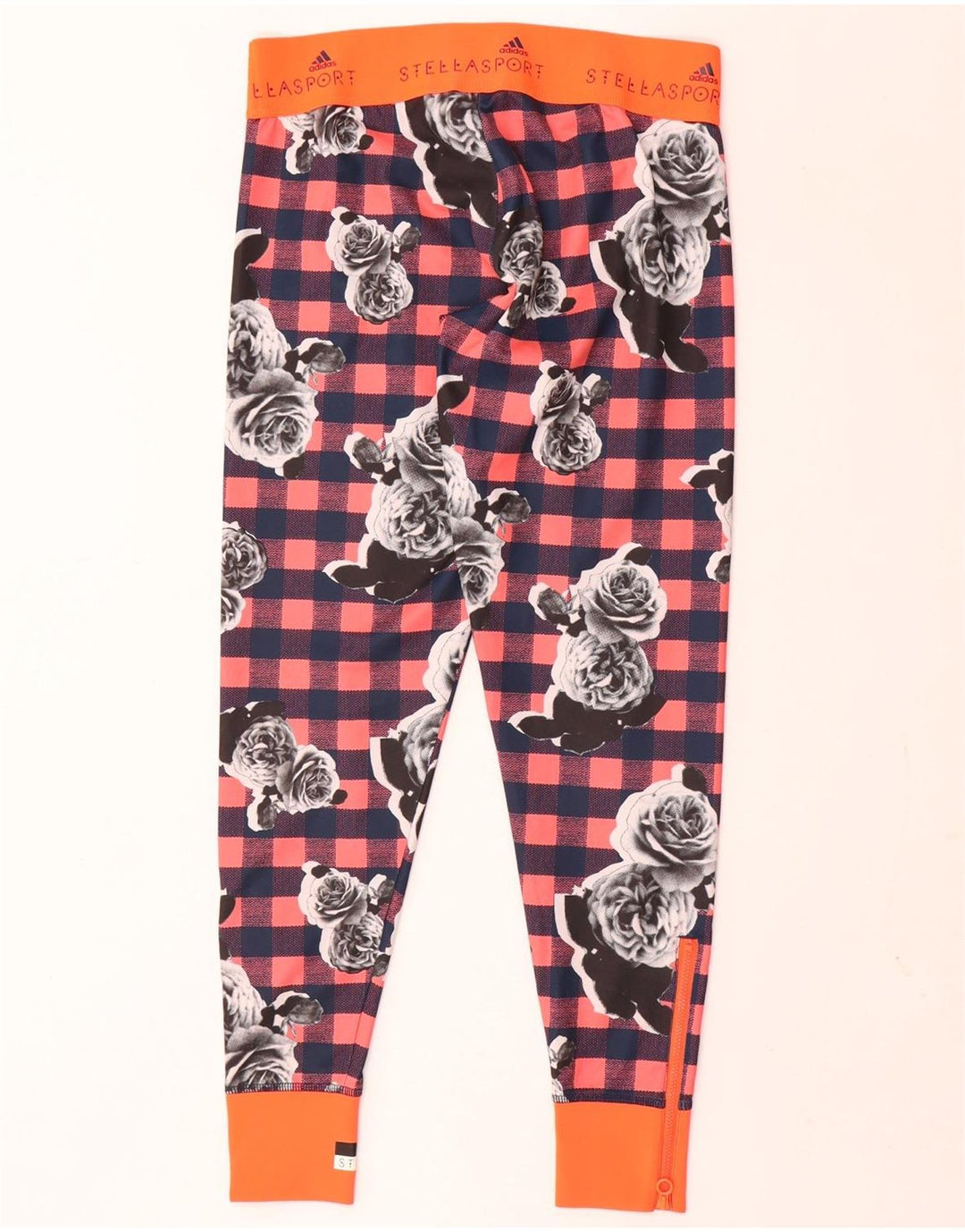 ADIDAS Leggings Stella Graphic para mujer Reino Unido 14 Mediano Cuadros multicolores