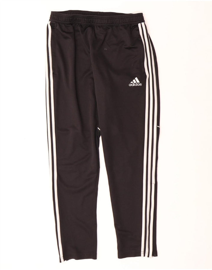 Pantalones de chándal ADIDAS para hombre, talla grande, poliéster negro