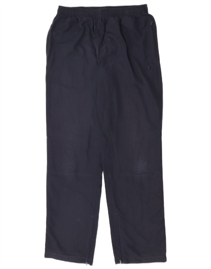 Champion Pantalones De Chándal Para Mujer UK 12 Medium Azul Marino Poliéster
