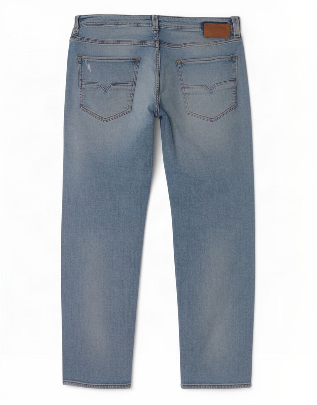 Diesel Hombre Larkee-Beex Vaqueros Cónicos Regulares Desgastados W34 L30 Azul