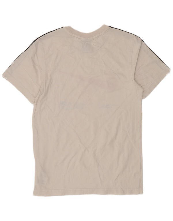 Nike Camiseta gráfica para hombre Top pequeño de algodón blanco con bloques de color