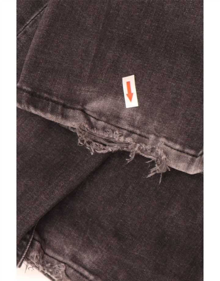 Zara Jeans Acampanados Para Mujer EU 38 Small W28 L32 Gris