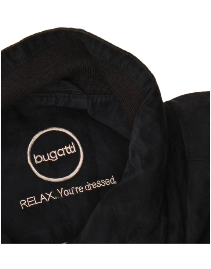 Bugatti Chaqueta Bomber para Hombre UK 42 XL Azul Marino