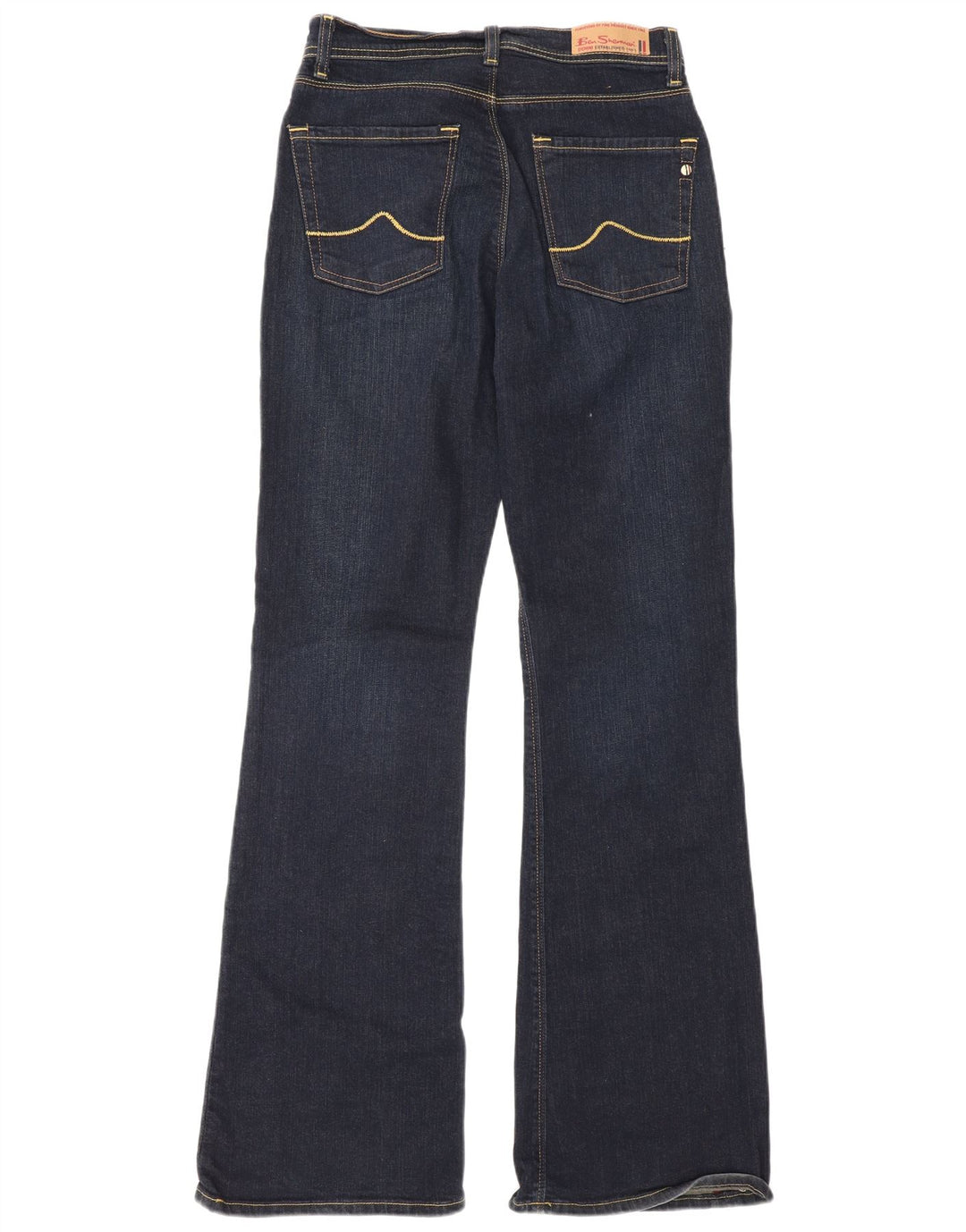 Ben Sherman Jeans Bootcut para Mujer W28 L32 Algodón Azul Marino
