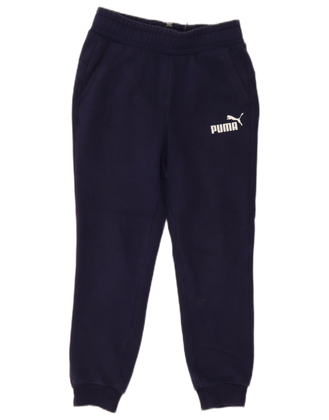 PUMA Pantalones de chándal para niño Joggers 11-12 años Azul Marino Algodón