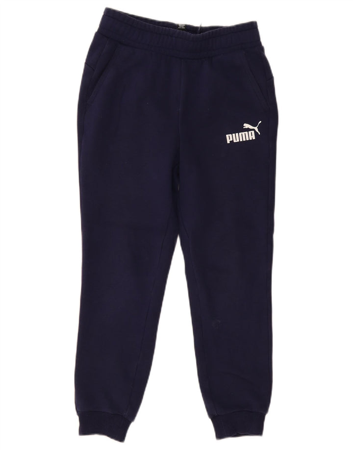 PUMA Pantalones de chándal para niño Joggers 11-12 años Azul Marino Algodón