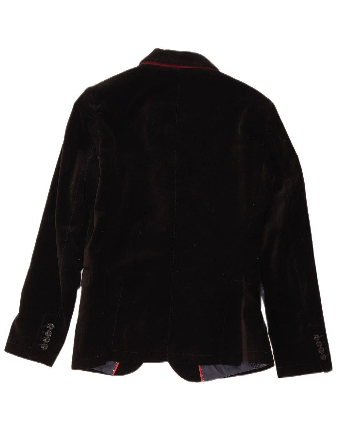 Zara Chaqueta tipo blazer de 2 botones para hombre EU 46 Small Algodón negro
