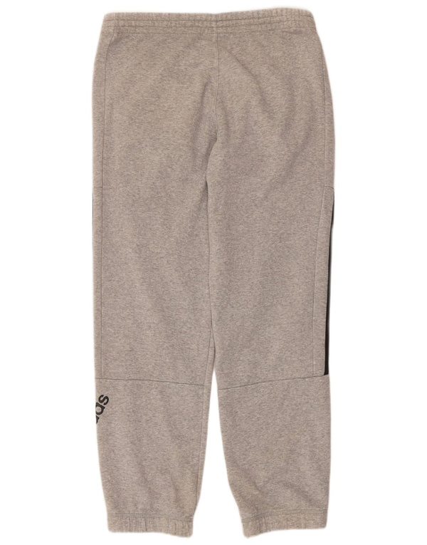 Adidas Hombre Pantalones De Chándal Gráfico Joggers Pequeño Algodón Moteado Gris