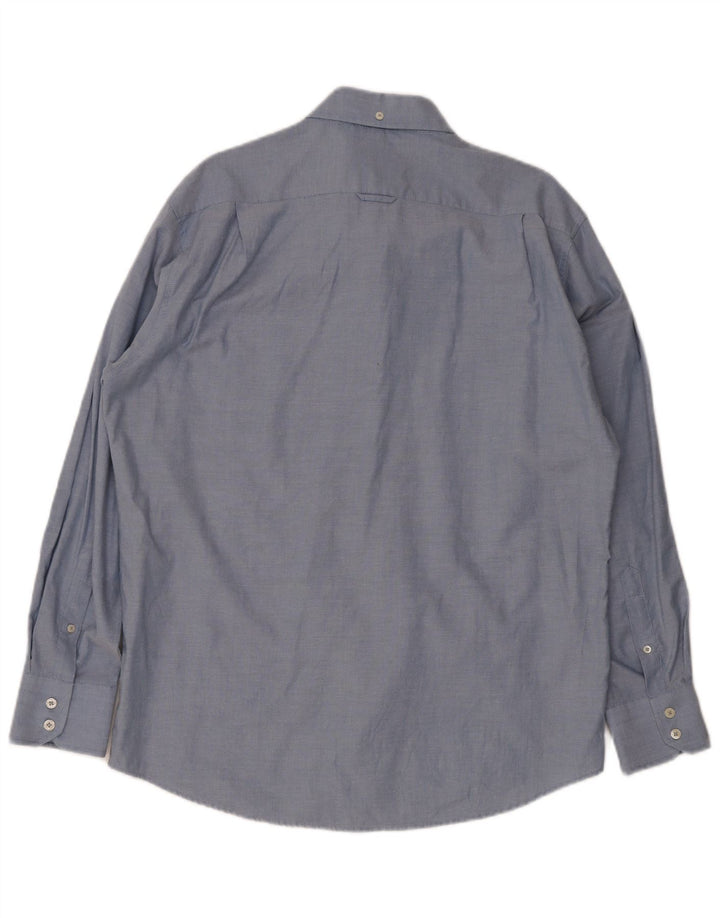 Ben Sherman Camisa Oxford para hombre Algodón azul grande