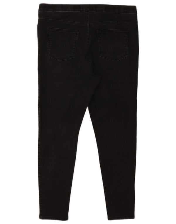 Marks & Spencer Jeans Jegging para Mujer UK 40 Large W34 L25 Algodón Negro