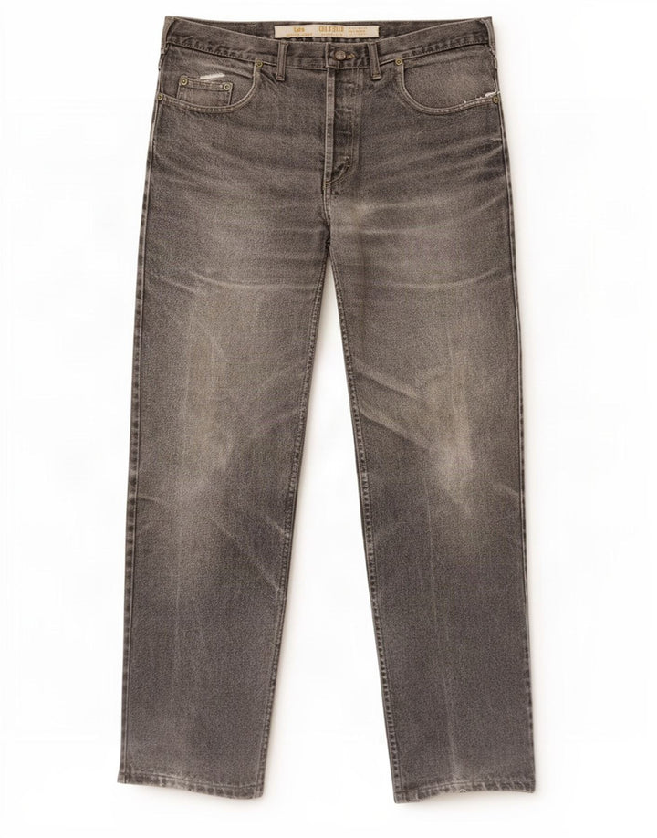 Lee Jeans Sueltos Para Hombre W36 L32 Algodón Gris