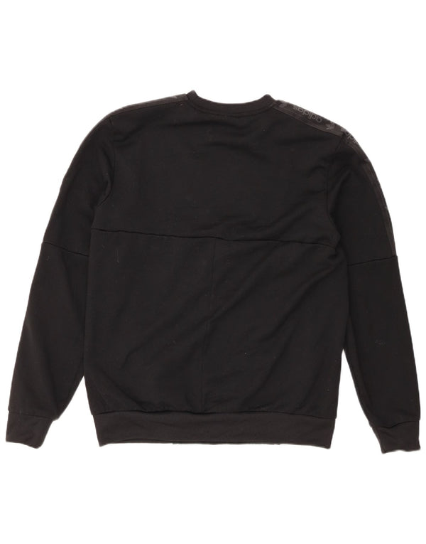 Adidas Hombre Graphic Sudadera Jumper Medium Negro Poliéster