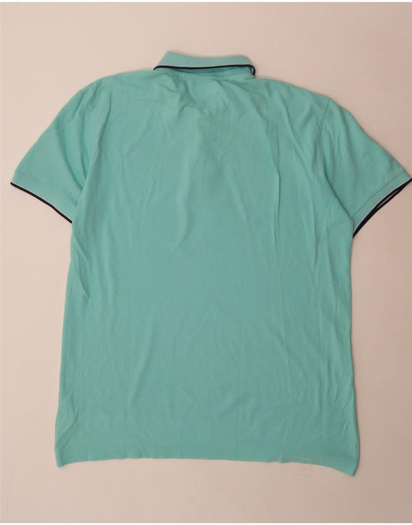 Kappa Polo Hombre 3XL Turquesa Algodón