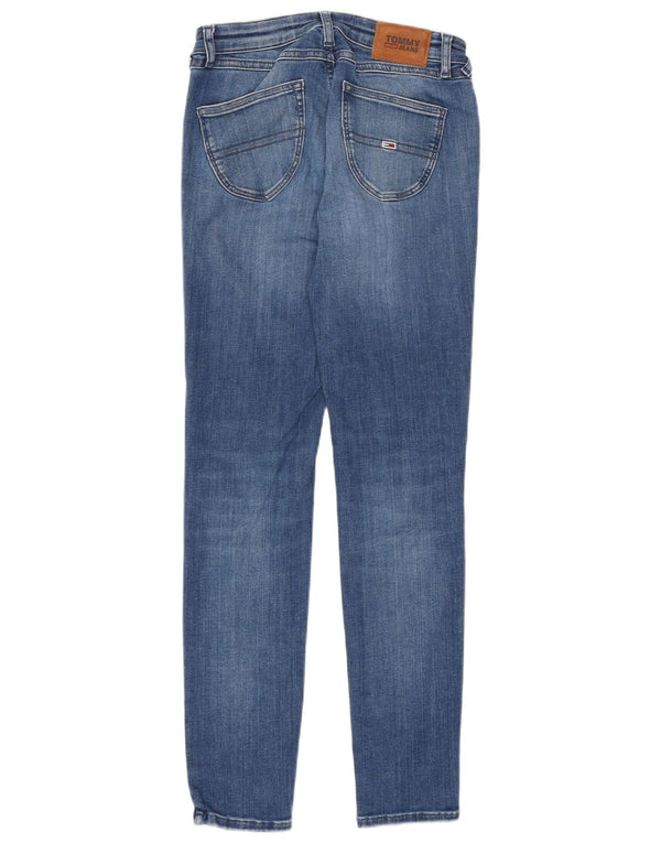 Tommy Hilfiger Jeans ajustados de cintura baja Sophie para mujer W26 L30 Algodón azul