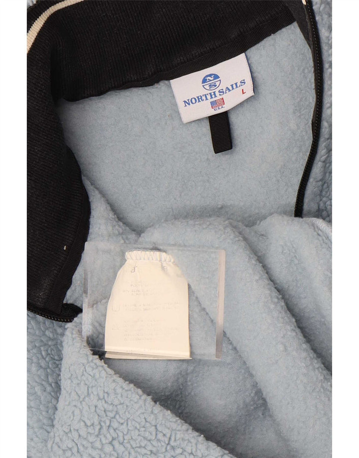 North Sails Jersey De Forro Polar Con Cremallera Y Cuello Para Hombre Poliéster Azul Grande
