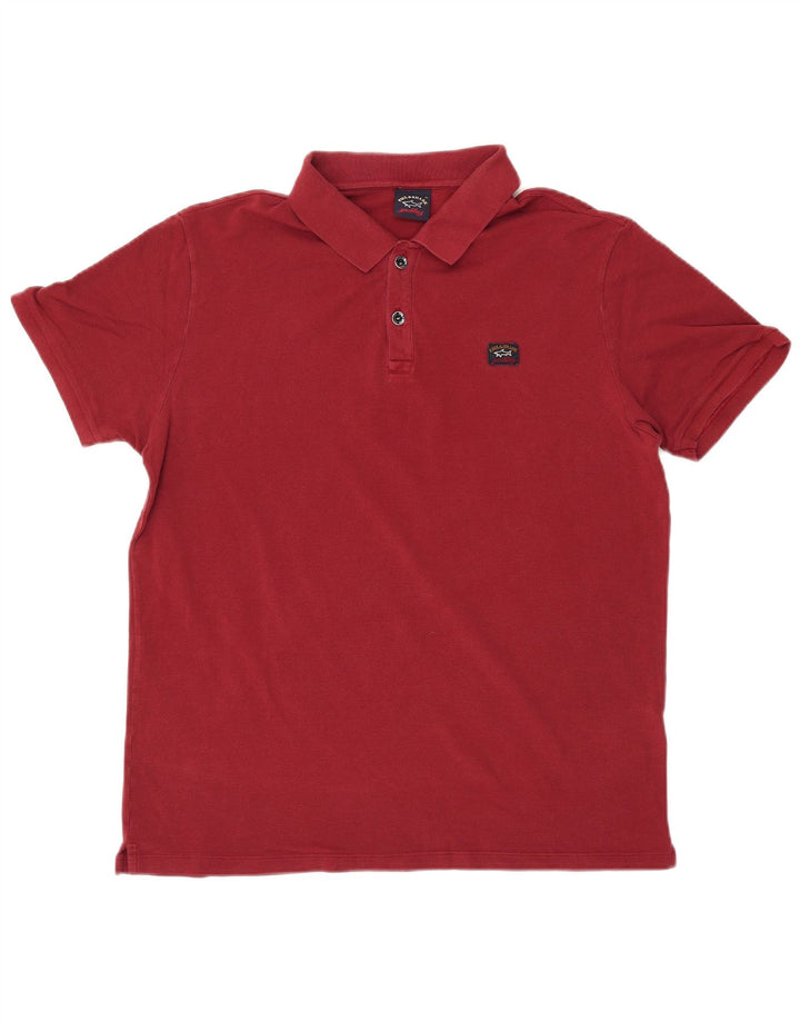 PAUL & SHARK Polo Yachting Hombre XL Algodón Rojo