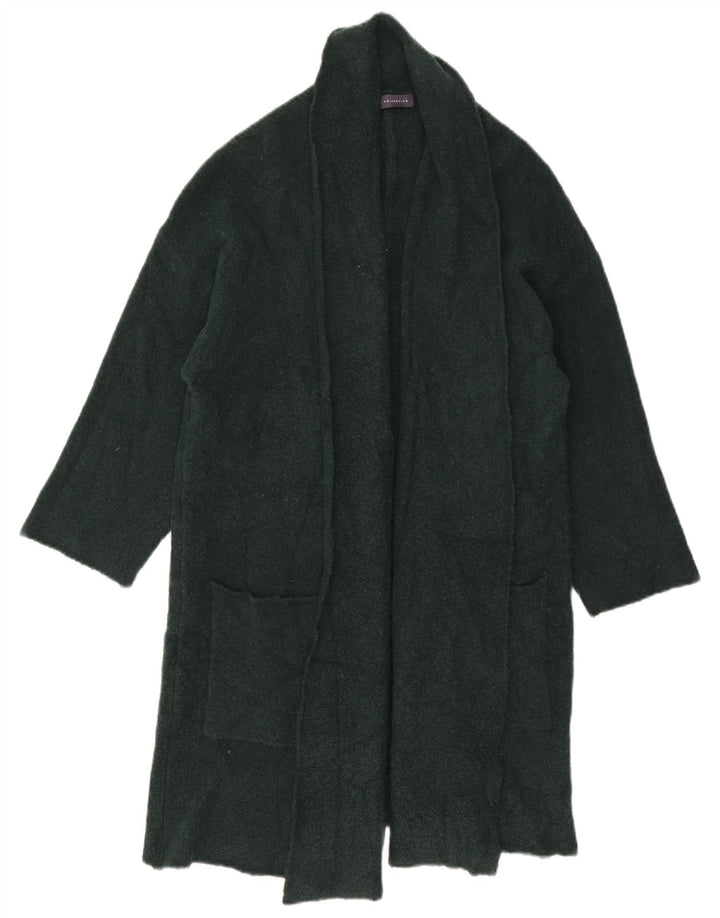 Marks & Spencer - Cárdigan abierto largo para mujer, talla 40, color verde medio