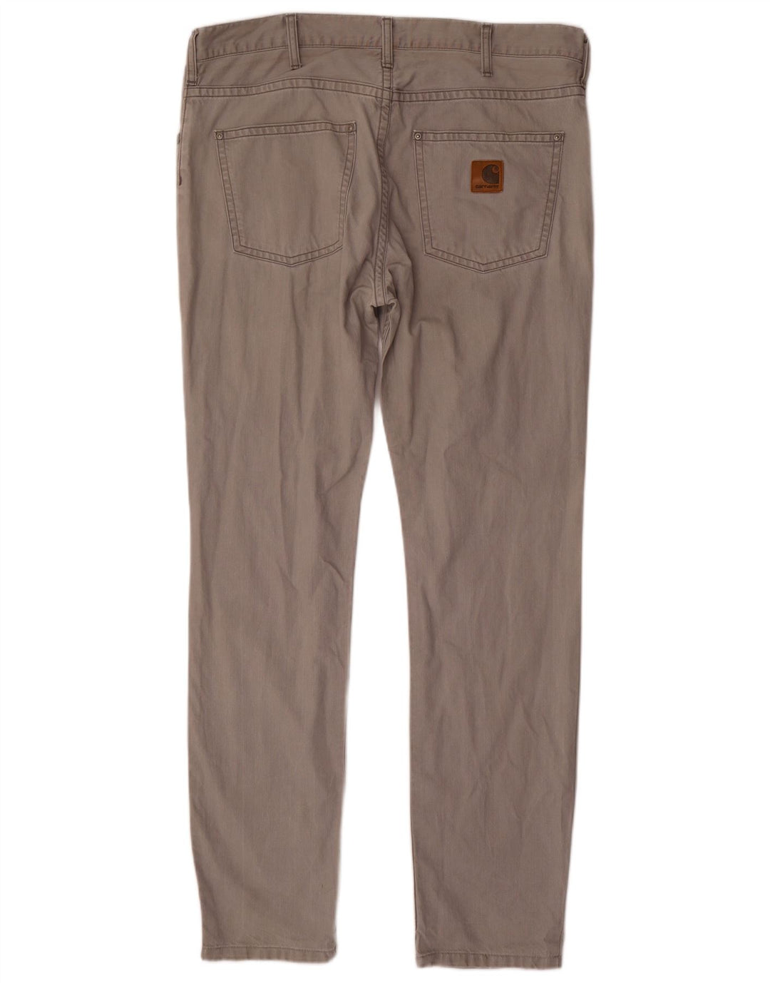 CARHARTT Pantalones informales ajustados para hombre W36 L34 Algodón gris