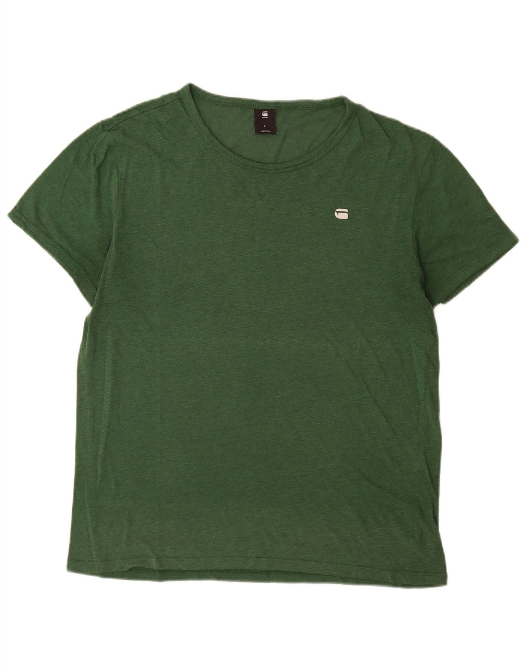 G-Star Hombre Camiseta Top Grande Algodón Verde