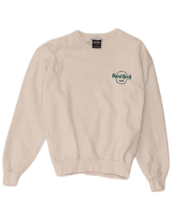 Hard Rock Cafe Mujer Stradivarius Sudadera Jumper UK 6 XS Blanco