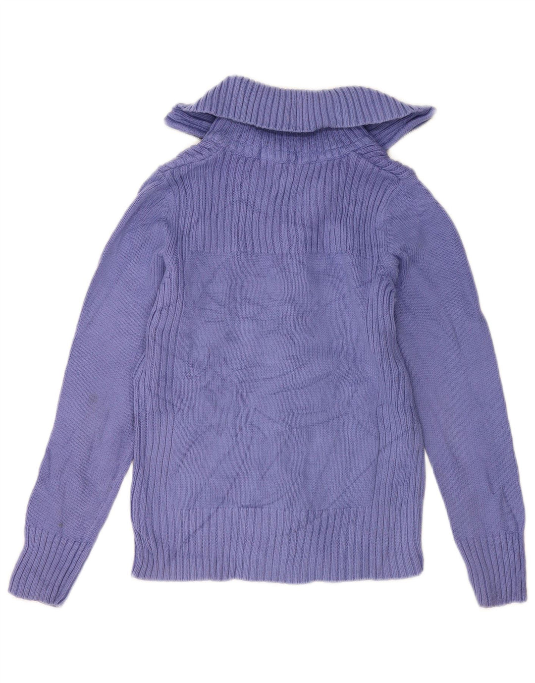 Marks & Spencer Suéter tipo cárdigan para mujer Reino Unido 12 Algodón morado mediano