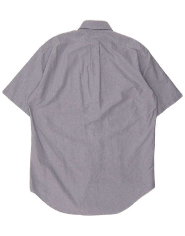 Ralph Lauren Camisa holgada de manga corta Blake para hombre, algodón azul pequeño