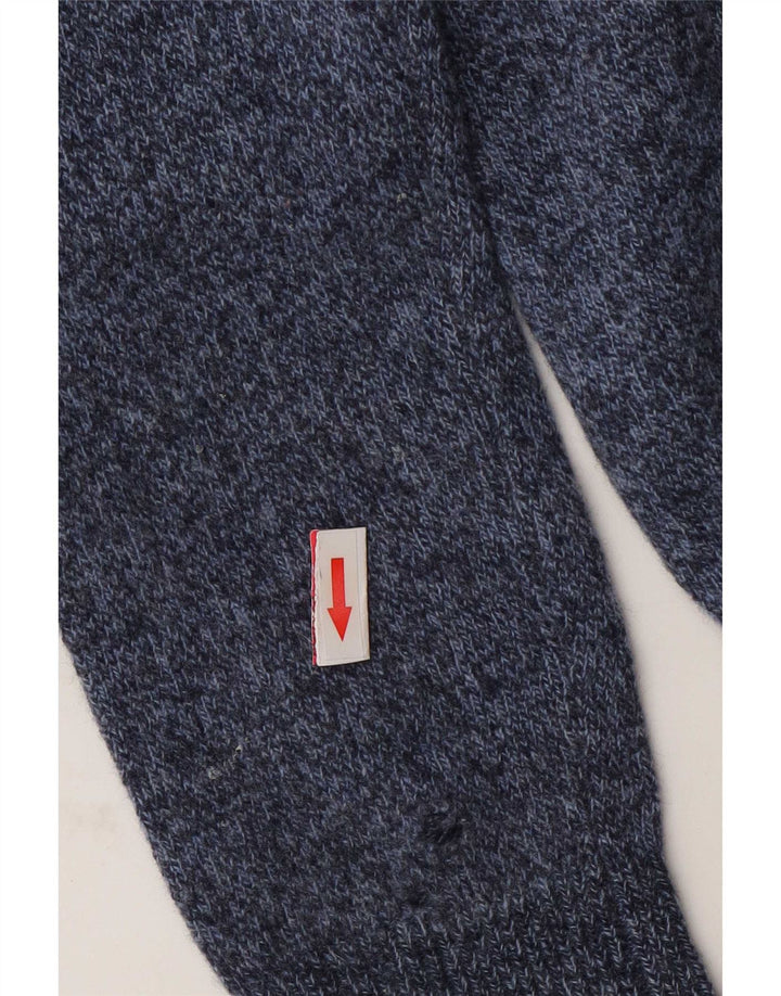 Jack Wills Jersey De Cuello Redondo Para Hombre De Lana Moteada Azul Grande