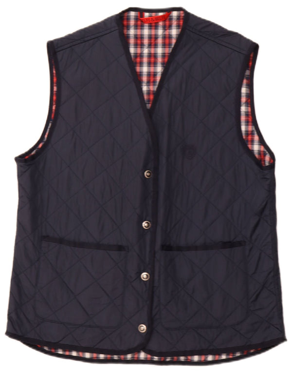 BELFE & BELFE Chaleco acolchado para hombre IT 46 Small Nylon azul marino