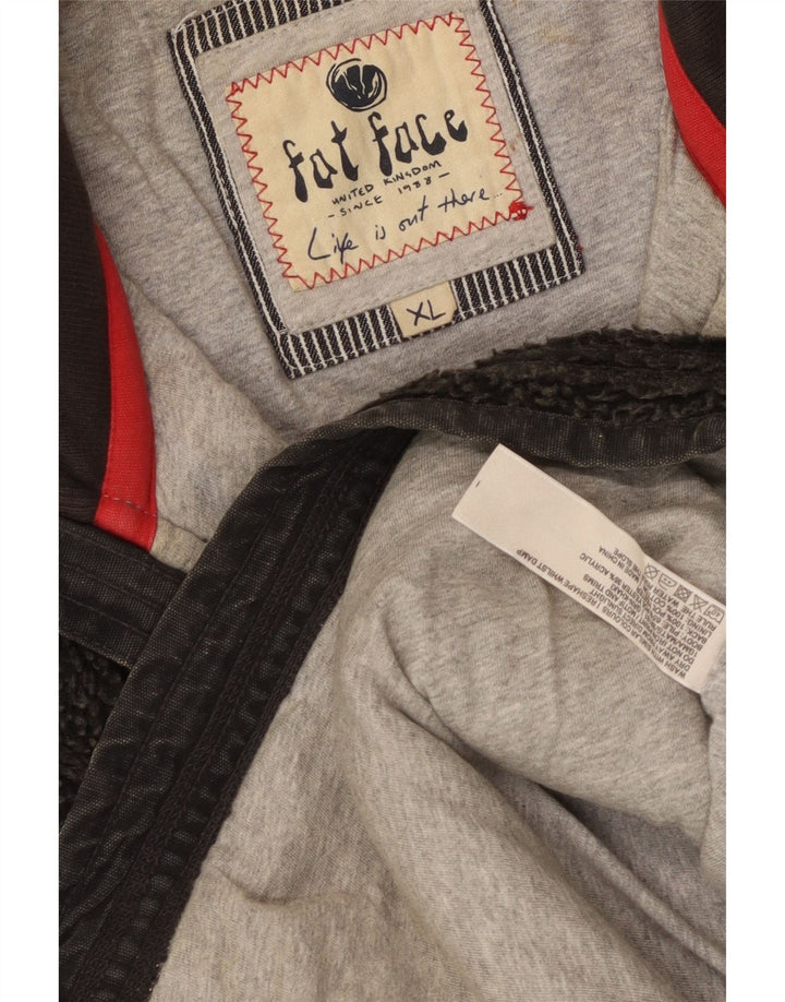 Chaqueta polar para hombre Fat Face ES 42 XL Poliéster negro